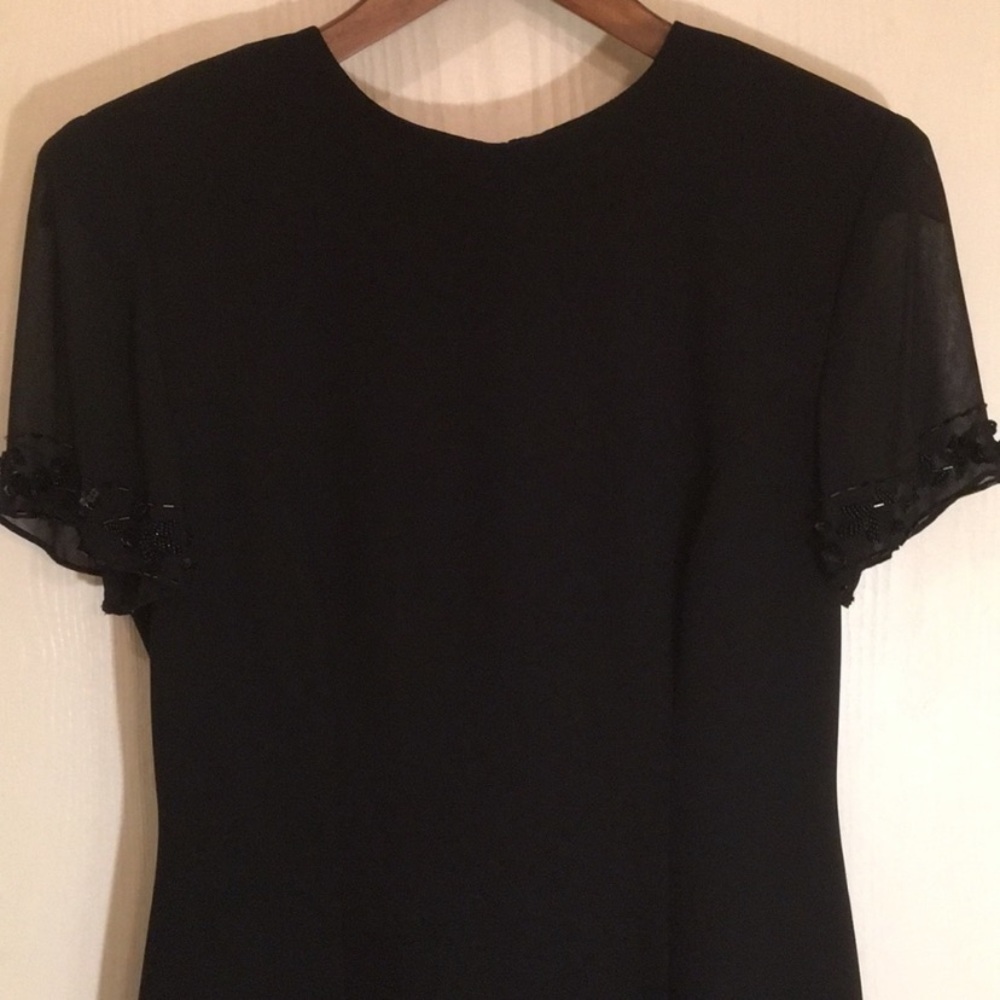 Black cocktail dress